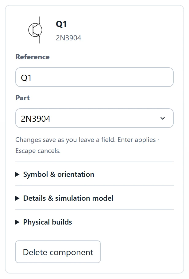 Confirm Q1 and its exact value or device in Details.